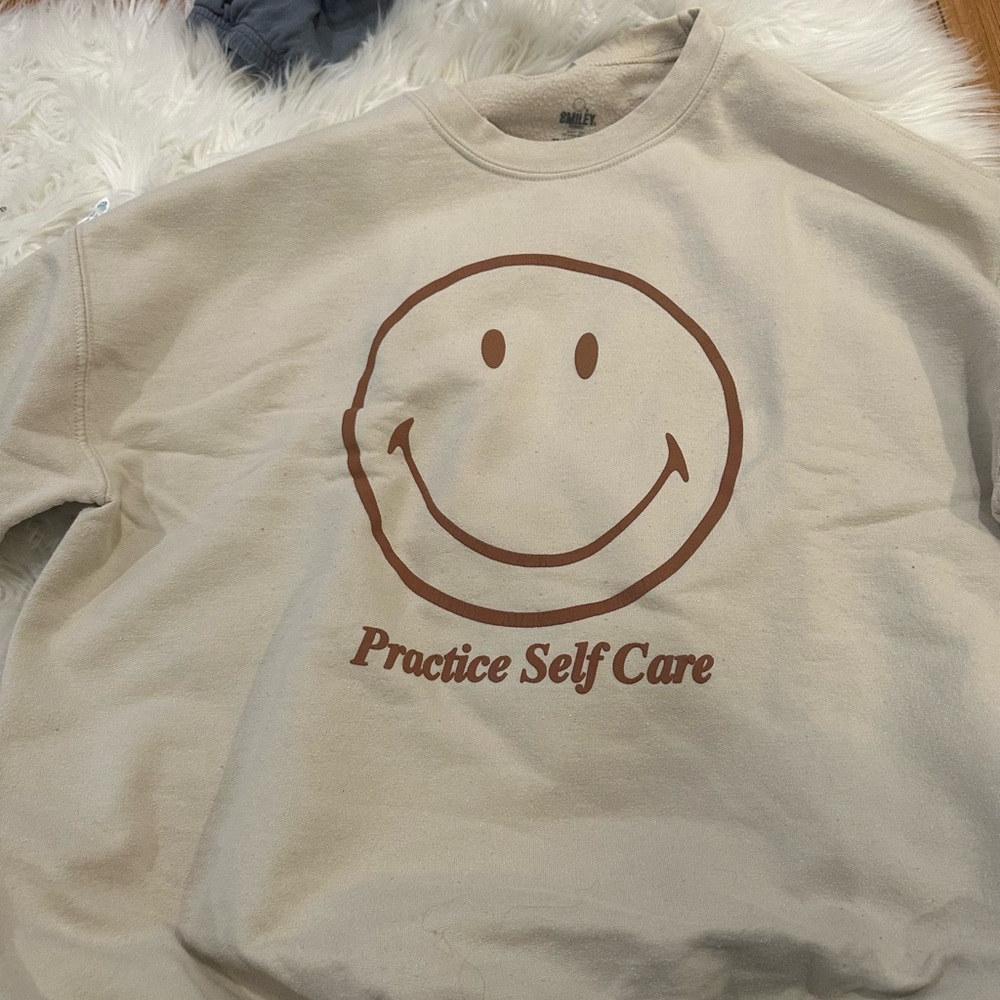 smiley hoodie
